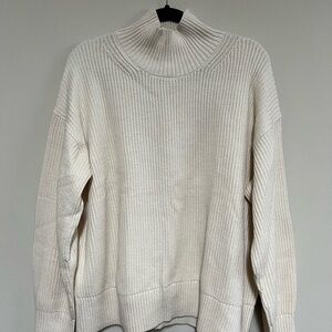 Everlane Organic Cotton Ribbed Turtleneck Sweater